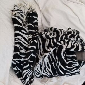 Zebra Print Scarf